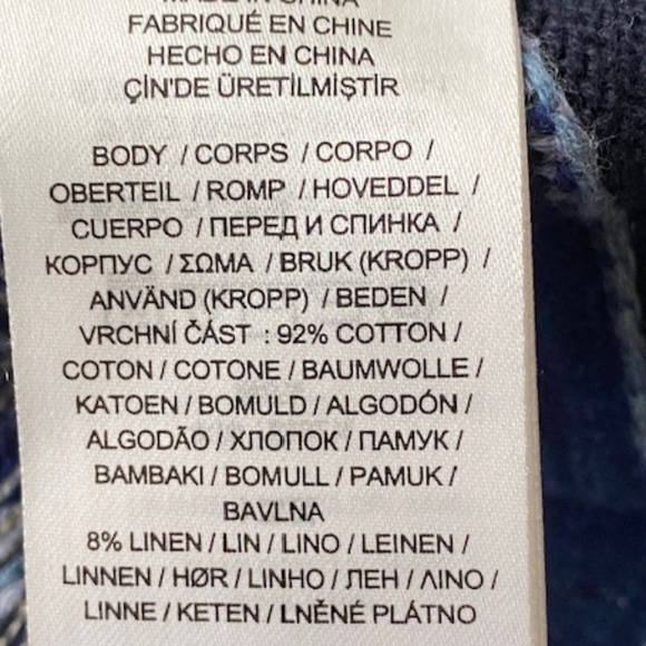 Lauren Ralph Lauren Striped Sleeveless Linen Blend Sweater Size XL - Picture 10 of 14